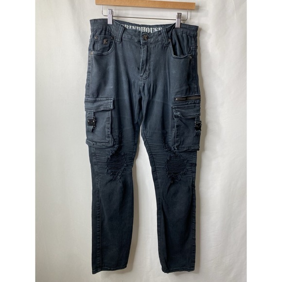 Grindhouse Other - Grindhouse Men's Jeans Size 32/32 Street Wear Gorpcore Punk Tactical Pockets Y2K